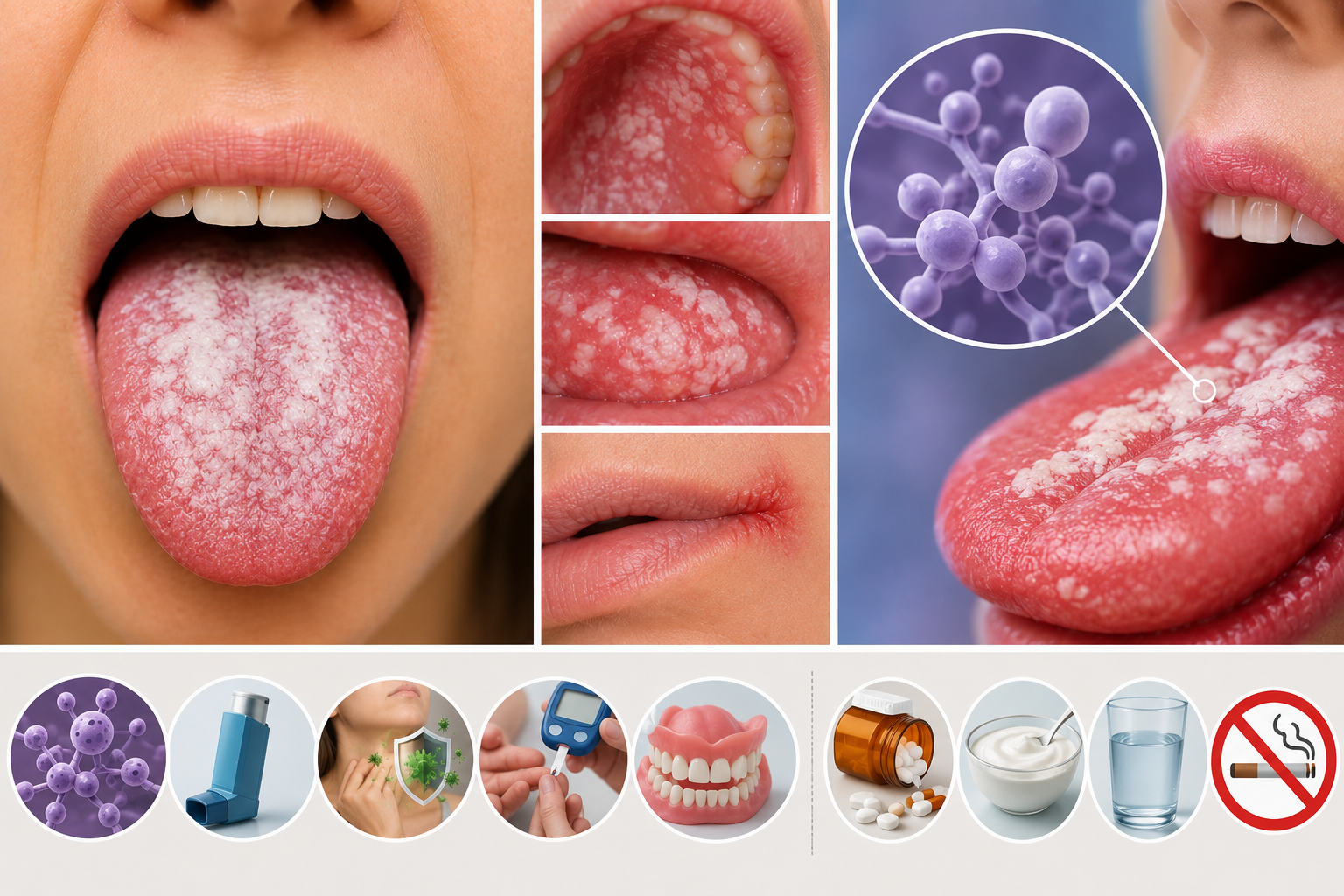 what does oral thrush look like
